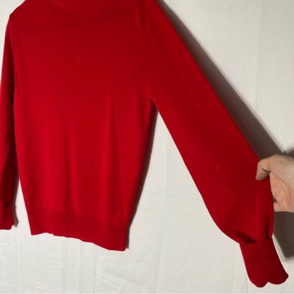 Vintage Coca Cola Red Acrylic Knit V Neck Pullover Light Sweater S - Picture 11 of 14